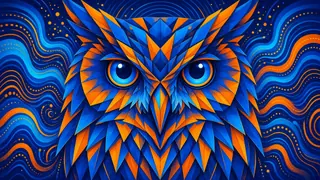 Trippy — Geo Owl cover